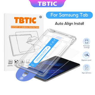 Kính Cường Lực TBTIC Cho Samsung Tab A9 S10 S9 S8 S7 FE Plus 12.4 11 8.7 inch Bảo Vệ Màn Hình Với Công Cụ Căn Chỉnh Độ Cứng 9H Không Bong Bóng Bảo Vệ Toàn Diện