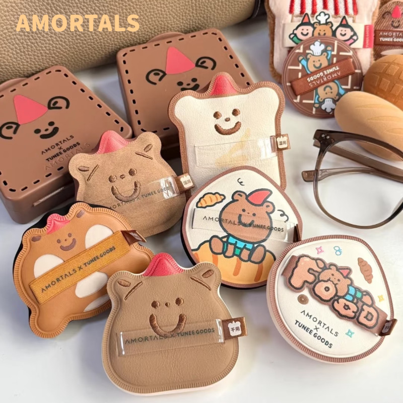 AMORTALS Bông Phấn TUNE GOODS 2.0 Bông Phấn Bột Mềm Dễ Thương Dòng Bánh Mì