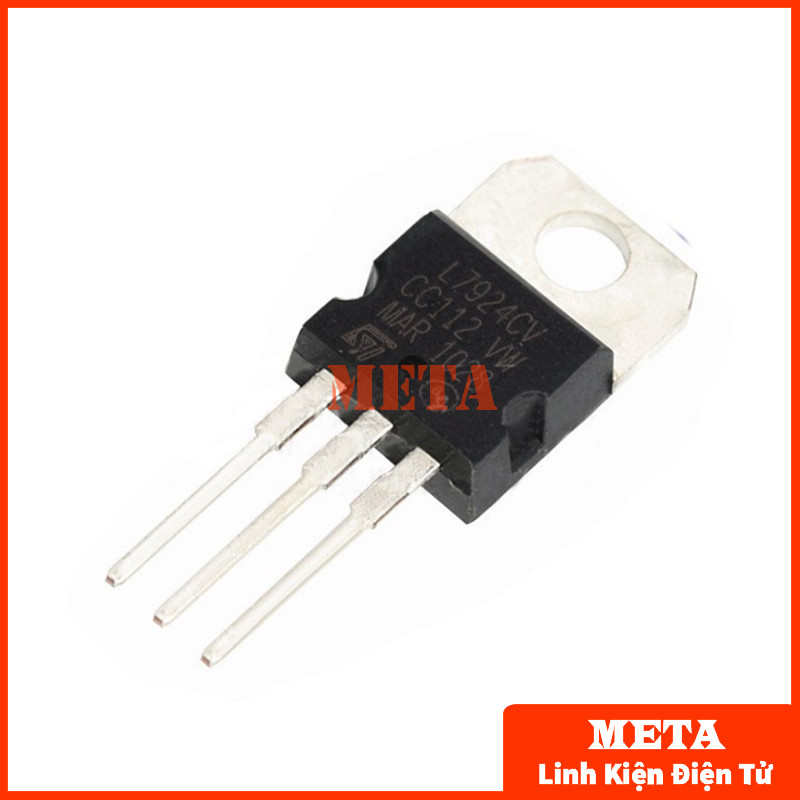 IC Ổn Áp Nguồn 24V 7924 L7924 L7924CV LM7924 7924CV 1.5A TO-200 Chân Cắm