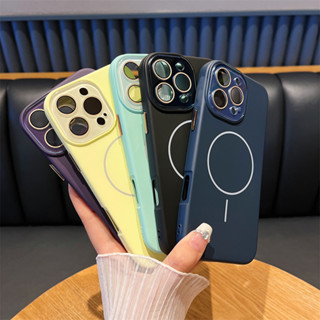 Chất Lượng Cao Có Phim Ống Kính Bảo Vệ Silicon Lỏng Ốp lưng iPhone 16 15 14 13 12 11 Pro Max 16 14 15 Plus Vỏ Từ Tính Mờ Camera Chống Trầy Xước Ốp Lưng Chống Sốc