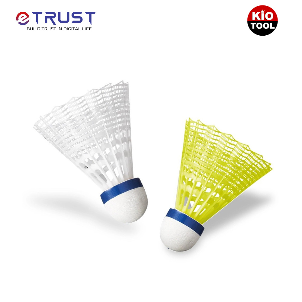 Quả cầu lông nhựa Kiotool đánh ngoài trời bền đẹp