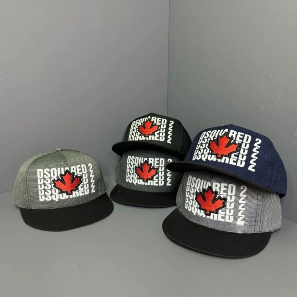 Mũ Lưỡi Trai DSQUARED2 Khoá Nút Thời Trang Nam Nữ, Mũ cho bé trai mũ snapback  Dsquared2  MU373 [2-5
