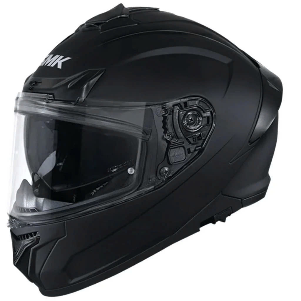 MŨ BẢO HIỂM FULLFACE SMK TYPHOON SOLID - MATT BLACK - MA200 (ECE 22.05 & 06 | DOT)