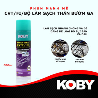  KOBY điện phun CVT Fi ga cơ thể sạch hơn 600ml 
