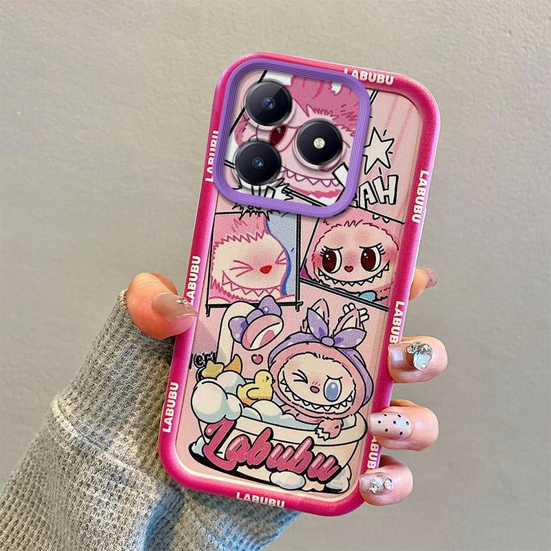 Ốp Lưng Hoạt Hình Silicon Mềm Cho Realme C65s C 65s Ốp lưng TPU Dễ Thương Bảo Vệ Mặt Sau