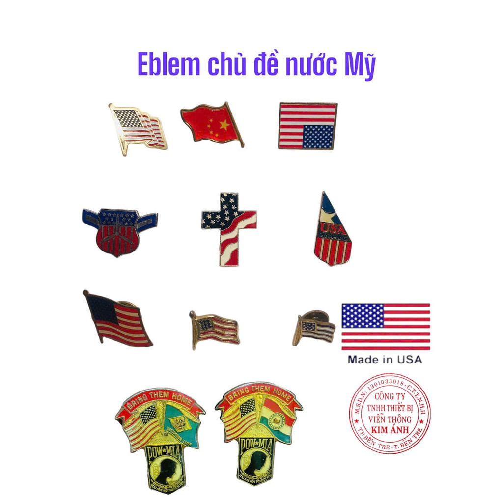 Eblem dán trang trí Zippo các chủ đề nước Mỹ ( MS01), hàng chính hãng nhập Mỹ