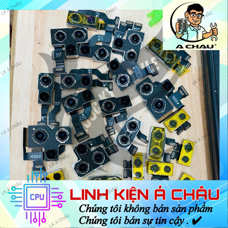 CAMERA SAU ZIN BÓC MÁY cho 7Plus 8Plus X xs xsm 11 11pro 11prm 12 12pro 12mini 12prm