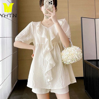 YHTN áo bầu xinh chất lượng cao sơ mi áo bầu đẹp bigsize thun nữ dáng rộng phông bà kiểu kiểu babydoll mùa hè  trẻ trung đẹp phông áo bầu mùa hè