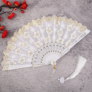 Quạt Sakura Quạt Cổ Sườn Xám Quạt Hanfu Quạt Trung Quốc Quạt Khiêu Vũ Nữ Quạt Gấp Quạt