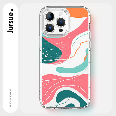 JURSUE Thời Trang Thẩm Mỹ Ngộ nghĩnh Chống Sốc Bảo Vệ Mềm Ốp Lưng Điện Thoại iPhone 17 16 15 14 13 12 11 Pro Max SE 2020 X XR XS ip 8 7 Plus Y5211