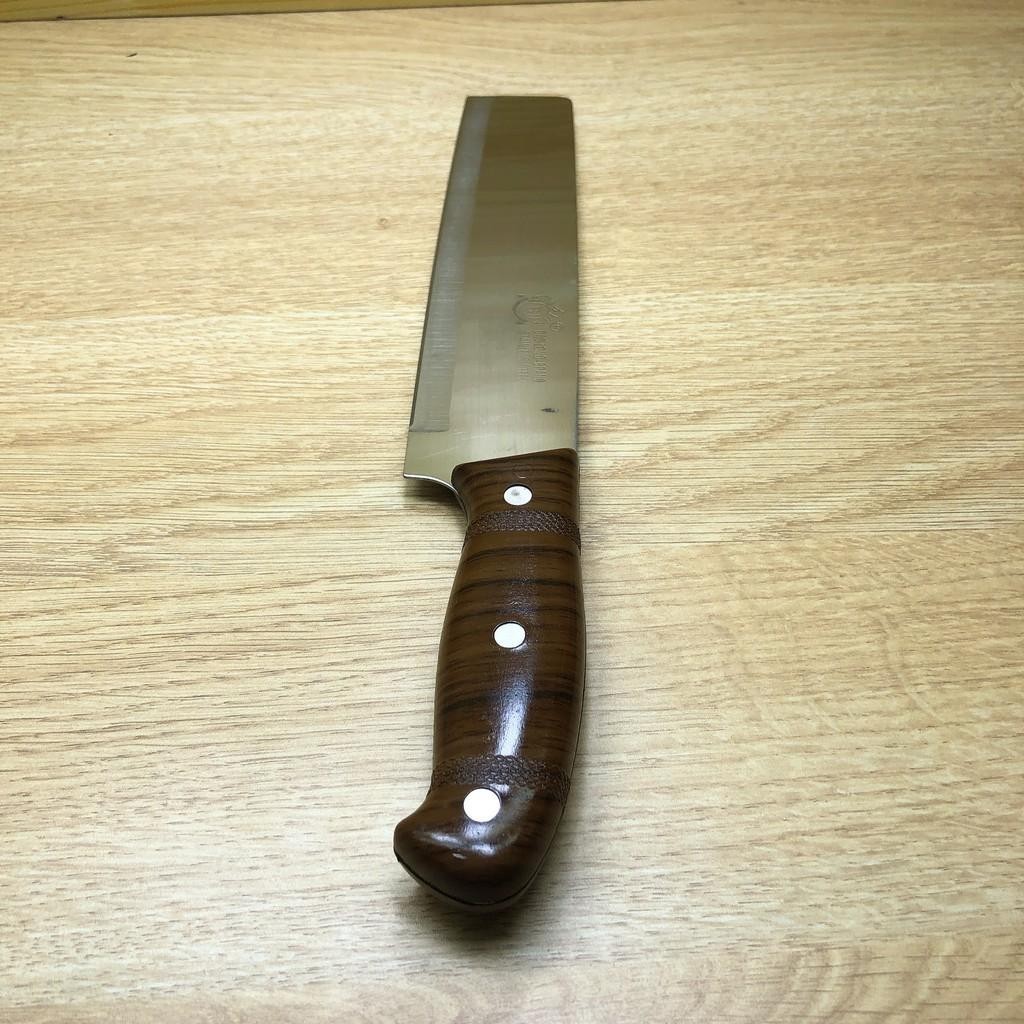 dao thái thịt cán nâu dài 33cm - Quỳnh Châu