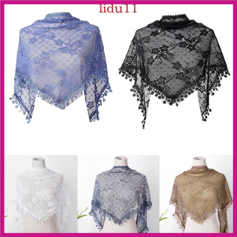 LID Mantilla Veil Nhà thờ Công giáo Veil Ren Đầu Dành Cho Nữ Ren Nhà thờ Veil Headcovering Latin Mas