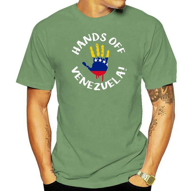 Áo thun trắng tay Venezuela S-6XL