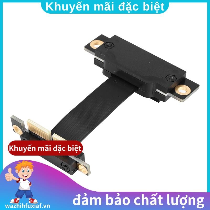 Cáp nâng PCIE X1 Dual 90 độ Góc phải PCIe 3.0 X1 sang X1 Cáp nối dài 8Gbps PCI Express 1X Riser Card