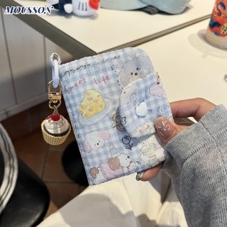 Ví đựng tiền xu MUSSON Mới Cô gái dễ thương Trái tim đa năng Dung tích lớn Di động Du lịch Hộp đựng thẻ nhiều lớp