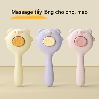 Lược cho mèo cưng, lược kim cho chó lông nổi, lược tự làm sạch, lược massage, lược loại bỏ lông, dụng cụ tẩy lông bằng một phím, lược cho chó và mèo