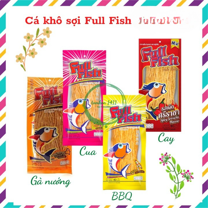 Snack cá sợi Full Fish 70g_Thái Lan