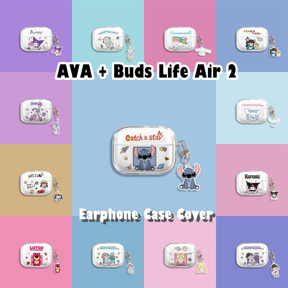 Hàng có sẵnDành Cho AVA + Buds Life Air 2 Ốp Lưng Silicon Mềm Vỏ Tai Nghe Phong Cách Mùa Hè Hoạt Hìn