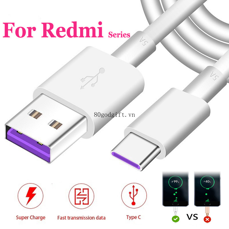 Redmi 13x Sạc Siêu Nhanh Cho Redmi 13x 13 13C 14C 5G 4G 5A Cáp Dữ Liệu TYPE-C Sạc Nhanh Cho Tất Cả Đ