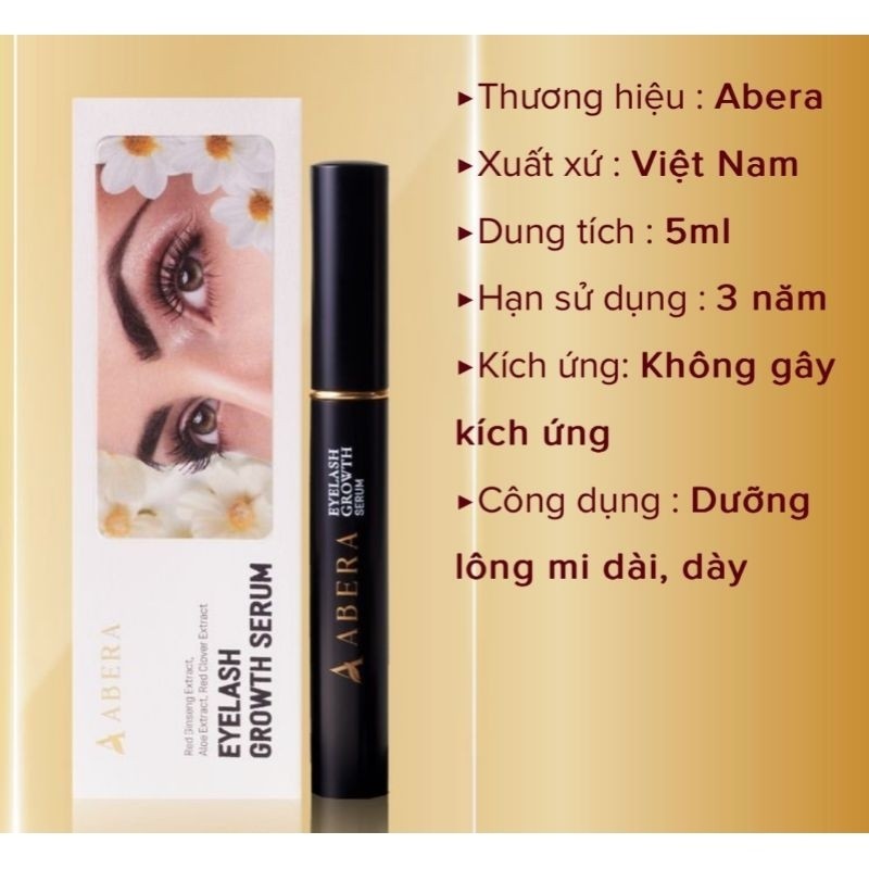 Serum Dưỡng Mi Abera - hatastore