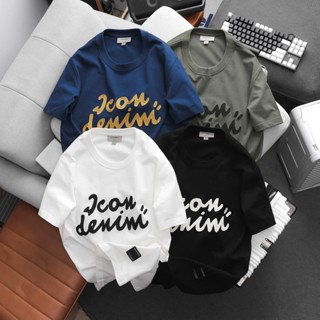 Áo Thun Nam ICONDENIM Hand-Draw Chain Stitch ATID0494