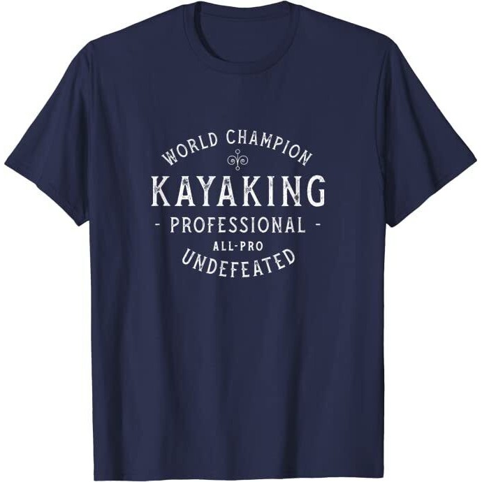 Áo thun cổ điển vô danh World Kayaking All-Pro * Top *