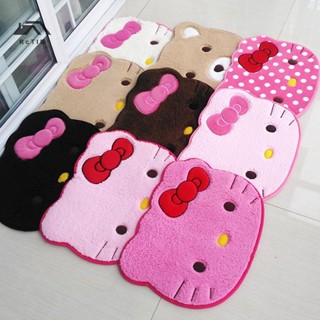 < Rctlb > Thảm hoạt hình Kawaii Hello Kitty 50x60cm Anime Kt Cat Thảm trải sàn sang trọng Phòng tắm Thảm chống trượt Đệm ô tô Trang trí phòng khách mềm mại đang giảm giá