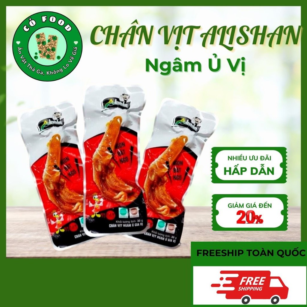 Combo 100 Cái Chân Vịt Alishan Ủ Vị