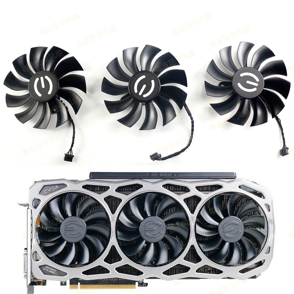 ((Quạt Card Đồ Họa) EVGA GTX 1080TI FTW3 DT GAMING Card Đồ Họa Quạt Làm Mát PLA09215B12H