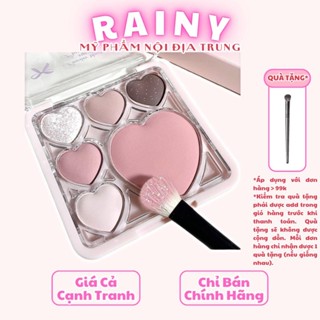 [GOGO TALES] Bảng phấn mắt má hồng 6 ô Gogotales Sweetish Trái Tim xinh xắn GT747