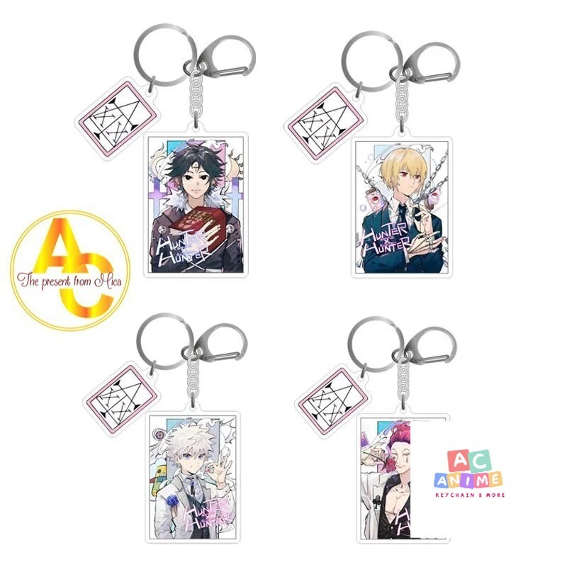 Móc khóa Anime HUNTERxHUNTER KURORO FEI Hisoka KILLUA Kurapika