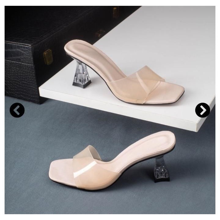 Dép Cao Gót 7P, Dép Quai Trong Mềm Dẻo - MVT