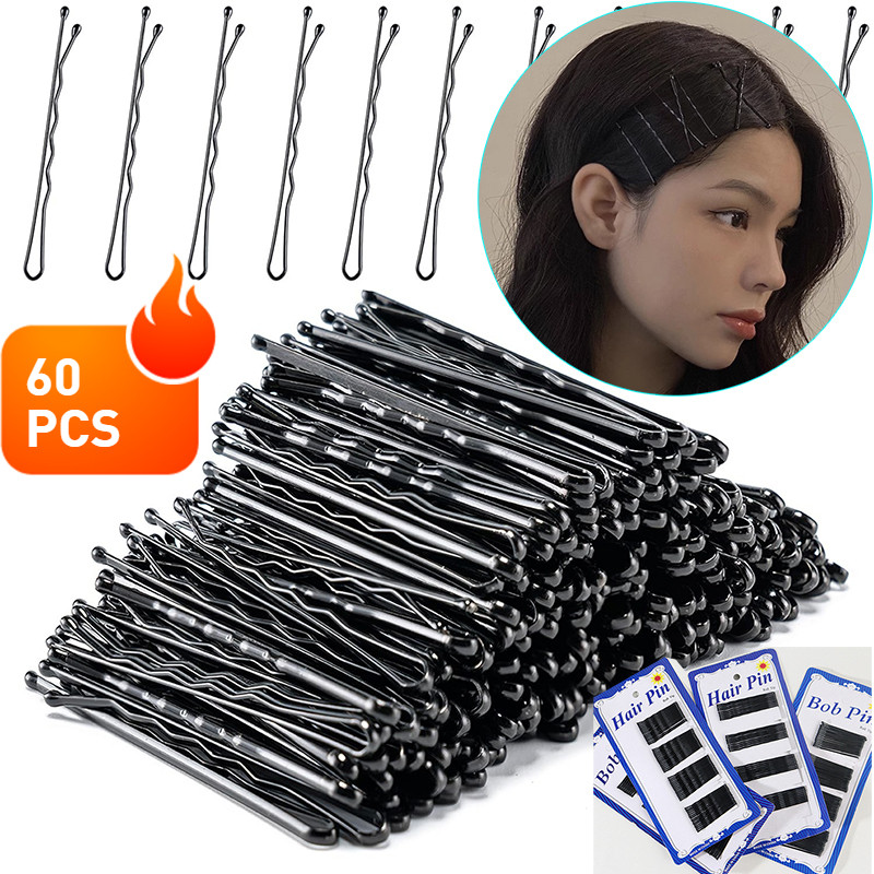 60 Miếng Đen Thẳng Kẹp Tóc Nổ Kẹp Tóc Nhỏ Vô Hình Nổ Kẹp Đơn Giản Thiết Thực Tóc