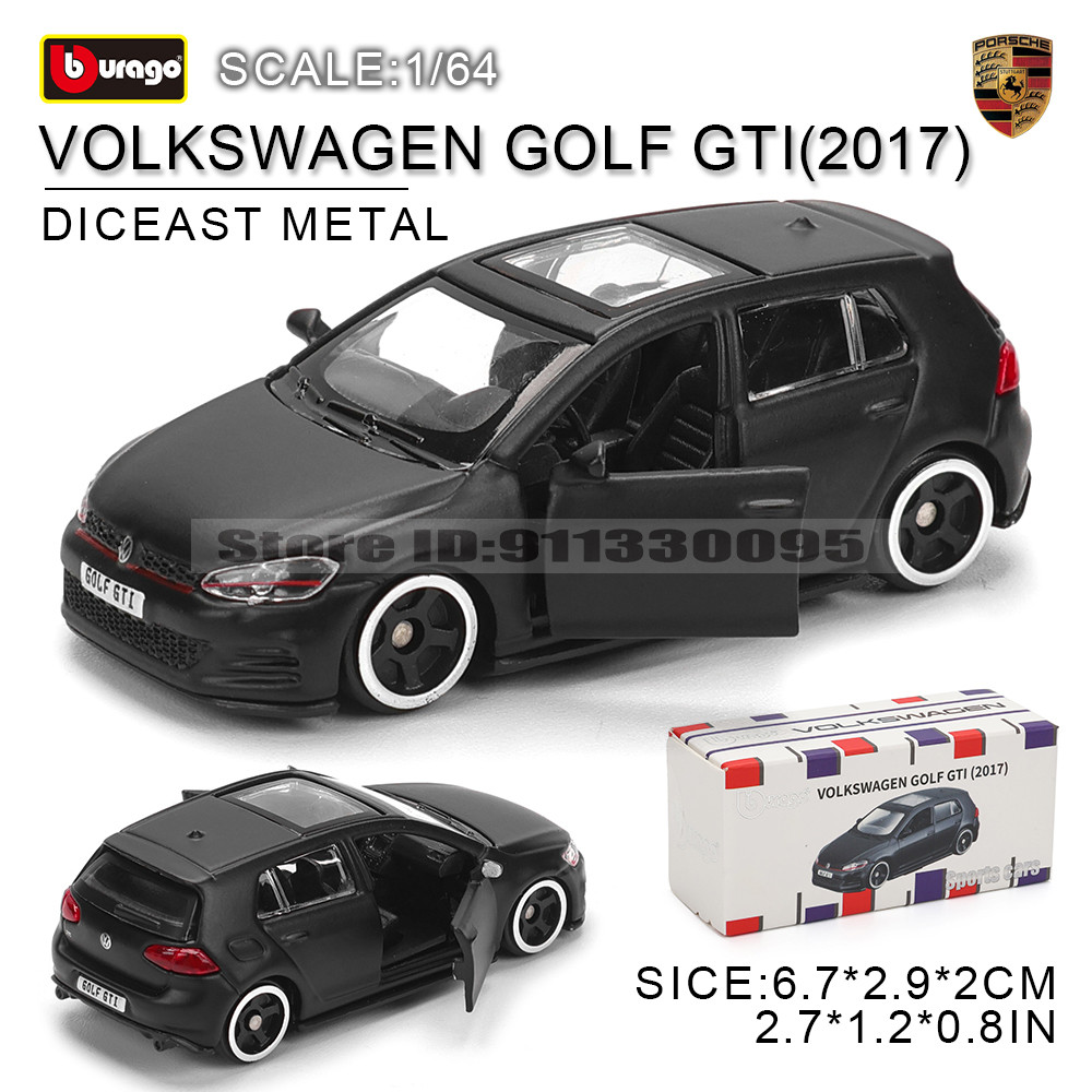 Bburago 1: 64 Volkswagen Golf hợp kim mô hình xe mini đồ chơi dòng siêu xe Bộ sưu tập xe mini