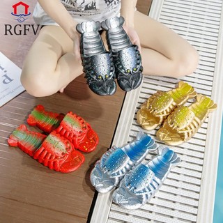 Dép trượt tôm hùm RGFV, Dép tôm khô nhanh chống thấm nước, Dép đôi thoải mái dày chống trượt ngộ nghĩnh