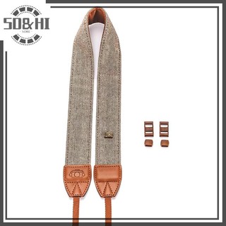 Dây đeo máy ảnh di động SDHI Camera đeo vai cổ điển Dây đeo cổ điển Dây đeo máy ảnh 100% Cotton cho máy ảnh DSLR Sony Nikon Canon Olympus (vn)