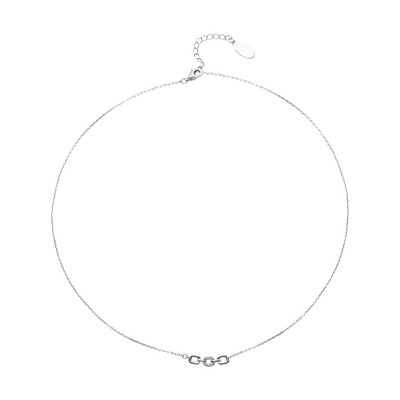 Dây cổ Bạc đính đá STYLE By PNJ XM00W060023