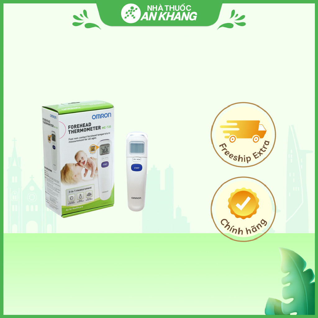 Nhiệt kế hồng ngoại đo trán Omron MC-720