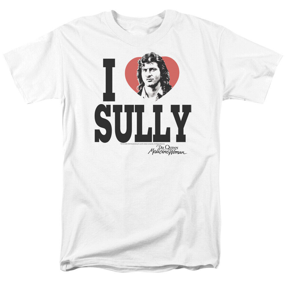 Áo Nam trắng-theme Dr Quinn Medicine I Heart Sully