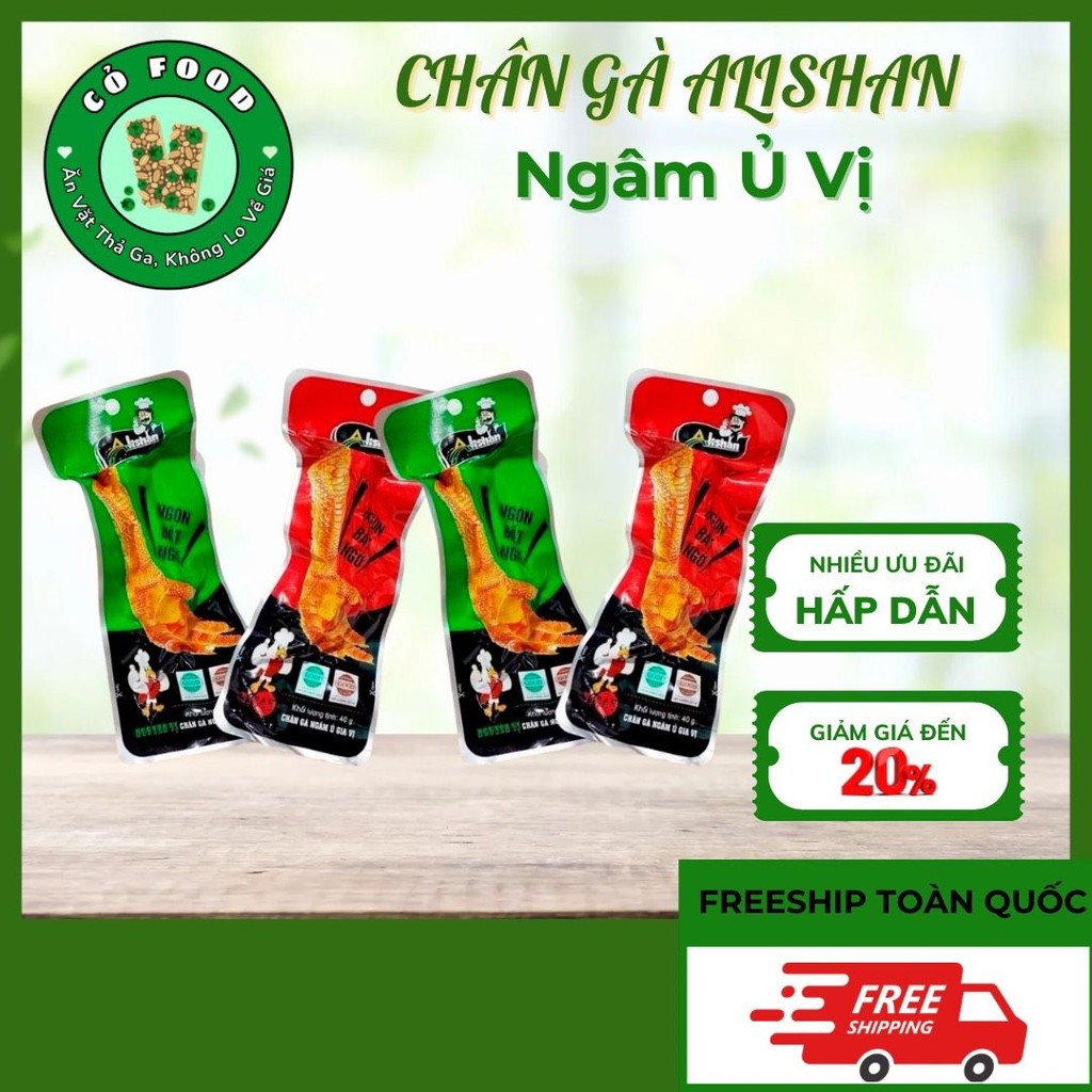 Combo 100 cái - Chân Gà Alishan Có Xương