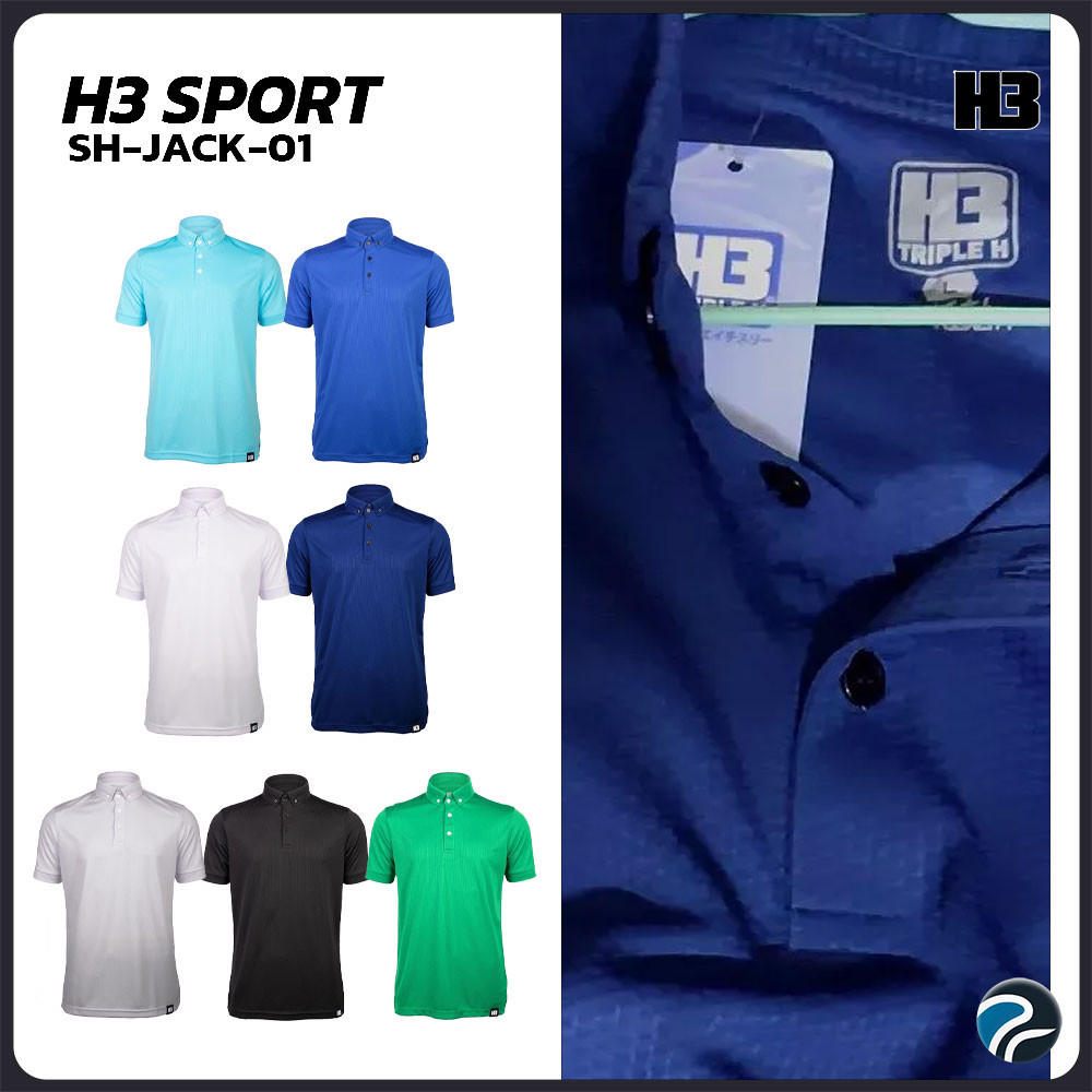 Chắc Chắn Rẻ Không Mềm Áo Polo Thể Thao Mẫu SH-JACK-01 H3 SPORT H3 Bộ 2 Authentic 1