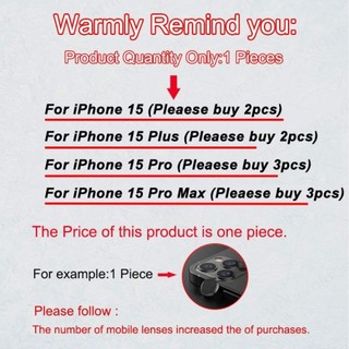 Miếng dán bảo vệ camera chống xước Cho iphone 15 pro max