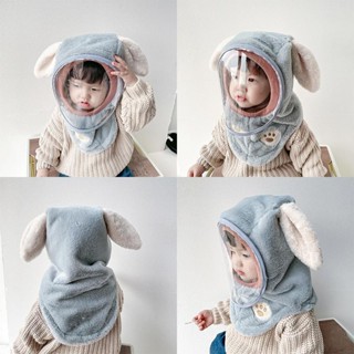 Mũ Len Lông Cừu Trùm Đầu Cho Bé Kèm Kính Chắn Gió Chống Bụi Ấm Áp Và An Toàn Cho Mùa Đông