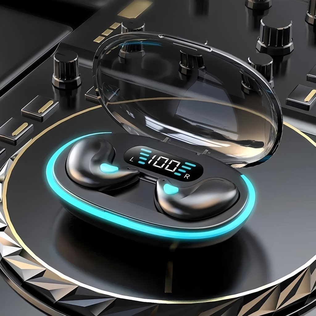 Tai nghe bluetooth không dây ngủ siêu mỏng X55, thiết kế bán trong suốt, chất lượng âm thanh trung t