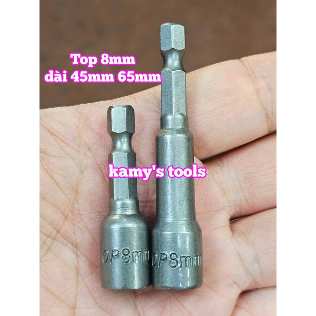 Đầu vít bắn tôn 8mm TOP dài 45mm 65mm 071120-8MM và 080114-8MM
