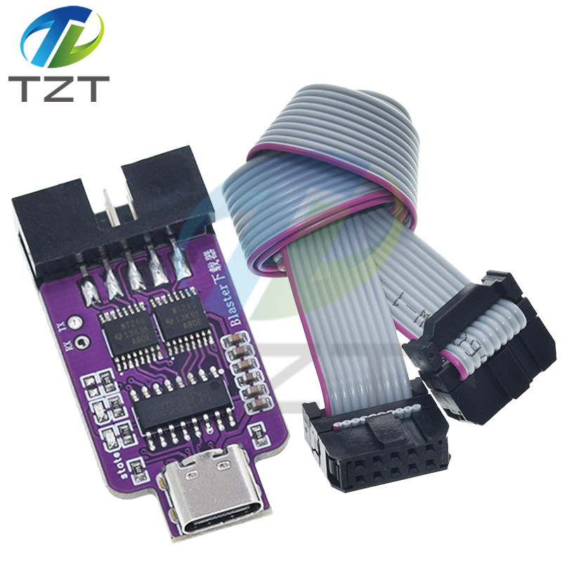 DC 1.2V-3.3V Type-C USB Blaster Tải xuống cho lập trình viên ALTERA CPLD / FPGA JTAG Altera