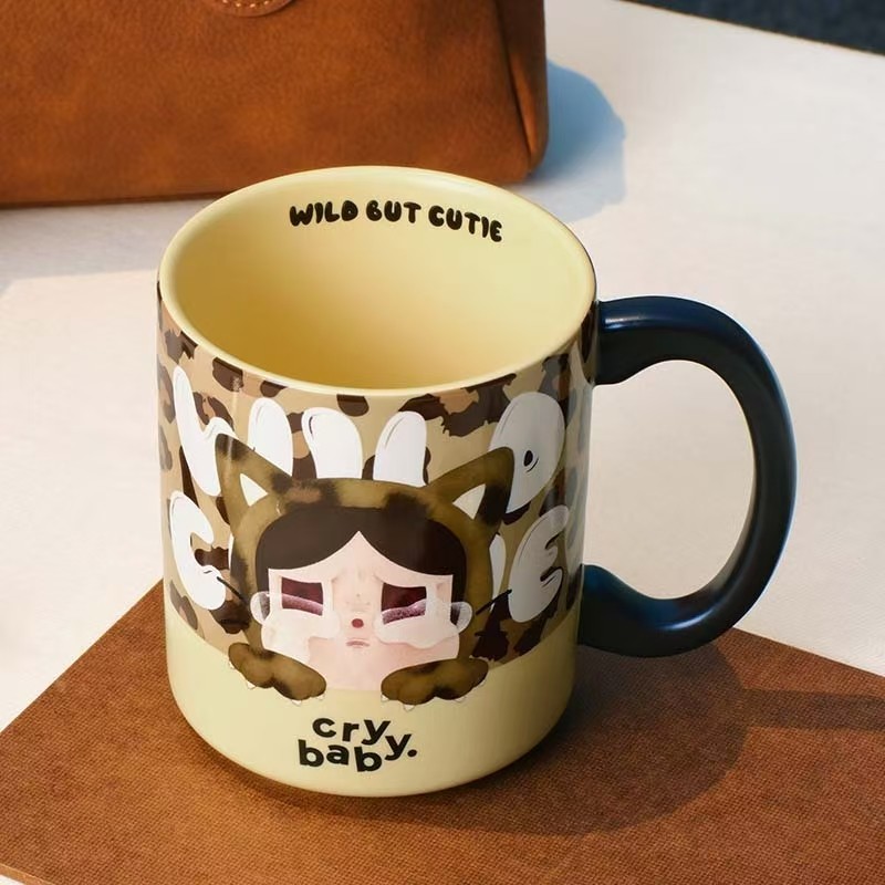 POPMART POPMART CRYBABY Leopard Cat Series Mug