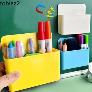 Tobiemi Bảng Trắng Bút Tổ Chức Nhà Trường Vật Dụng Bút Hộp Bảo Quản Bút Thùng Nhựa Tủ Lạnh Để Bàn Bút Tổ Chức
