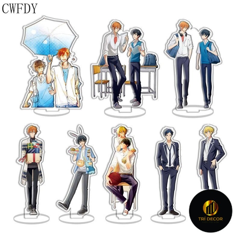 Mô hình Standee Fashion Anime Sasaki to Miyano Acrylic Miyano Yoshikazu Sasaki Shumei Manga Yaoi Đam