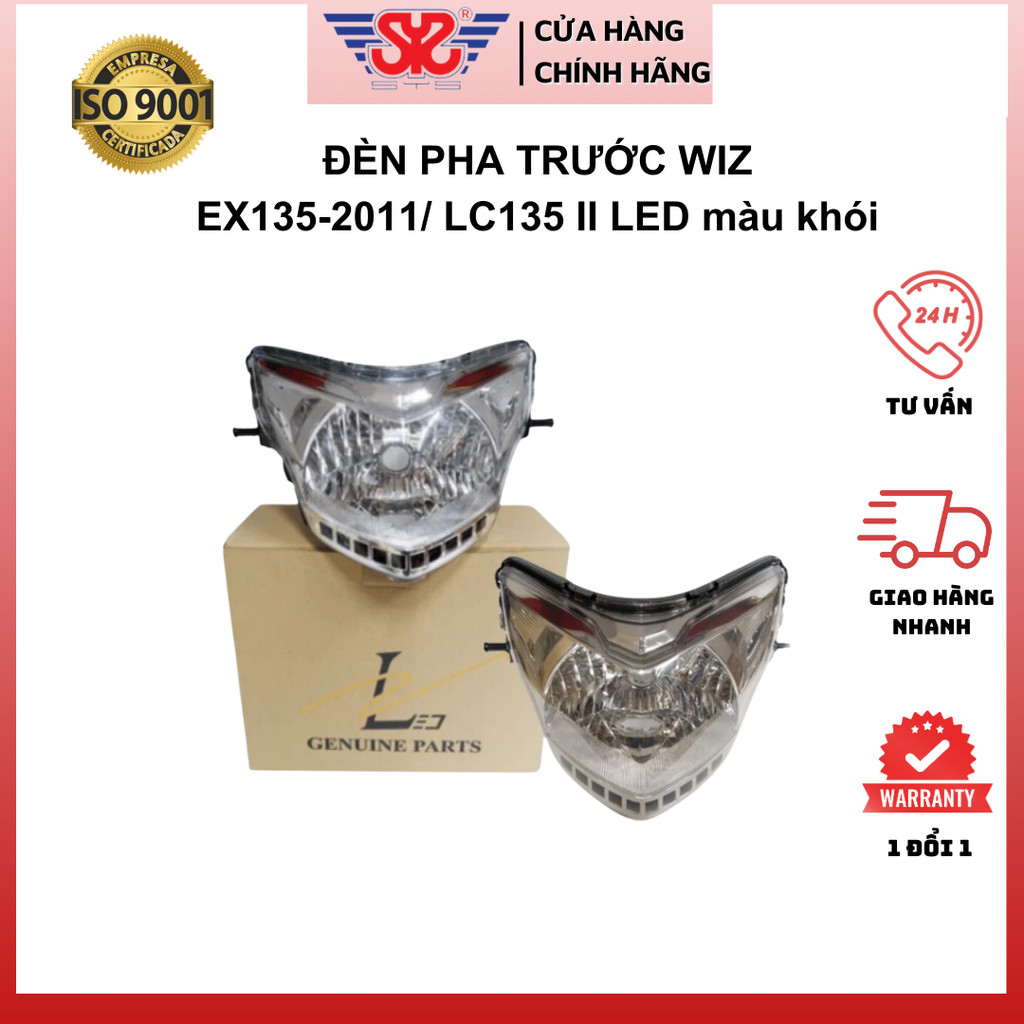 Pha đèn Ex135-2011 | Choá đèn LC 135 II LED khói đui đèn M5 chính hãng WIZ LC135-ES